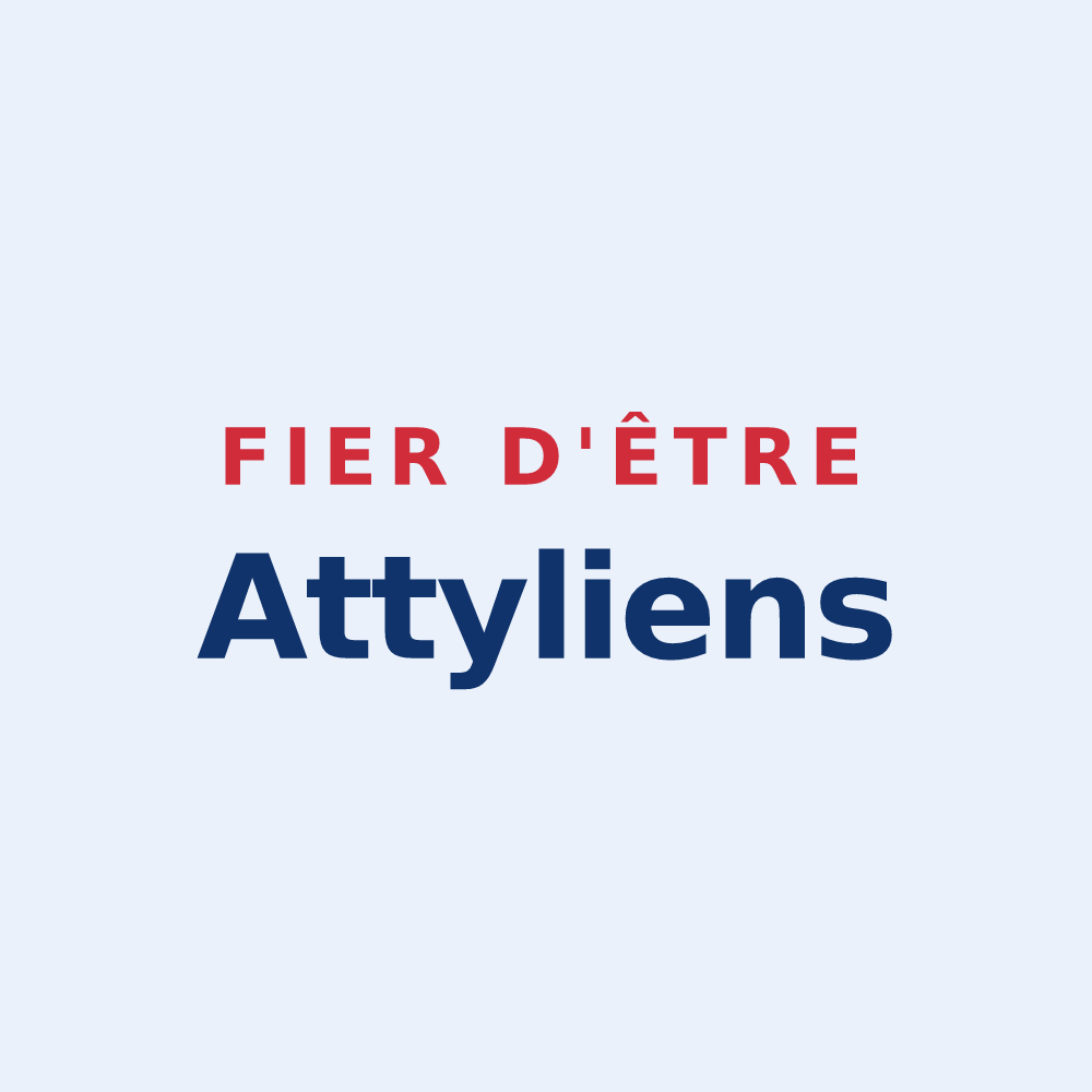 Sticker « Fier d'être Attyliens » — design pour Attilly