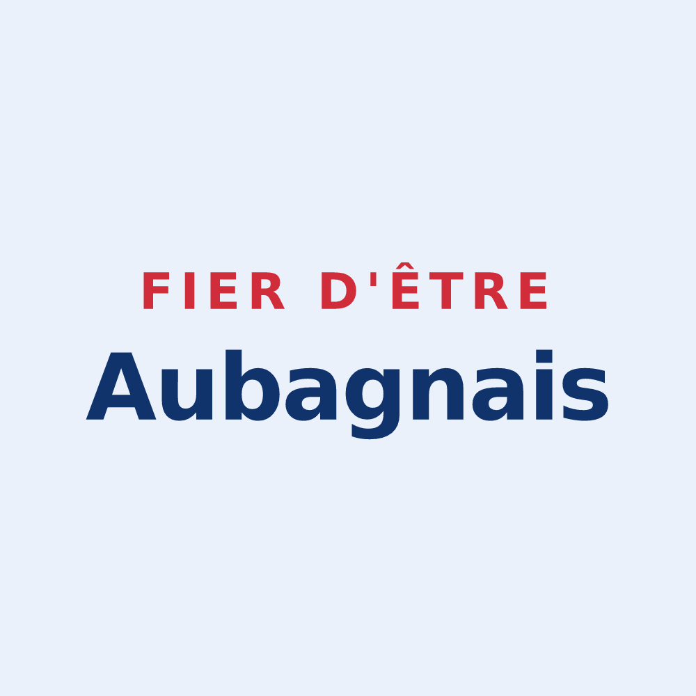 Sticker « Fier d'être Aubagnais » — design pour Aubagne