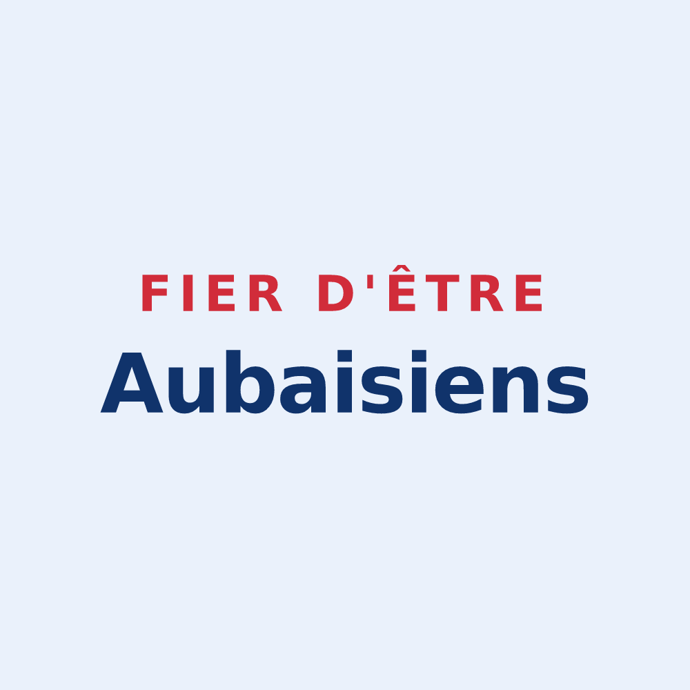Sticker « Fier d'être Aubaisiens » — design pour Aubais