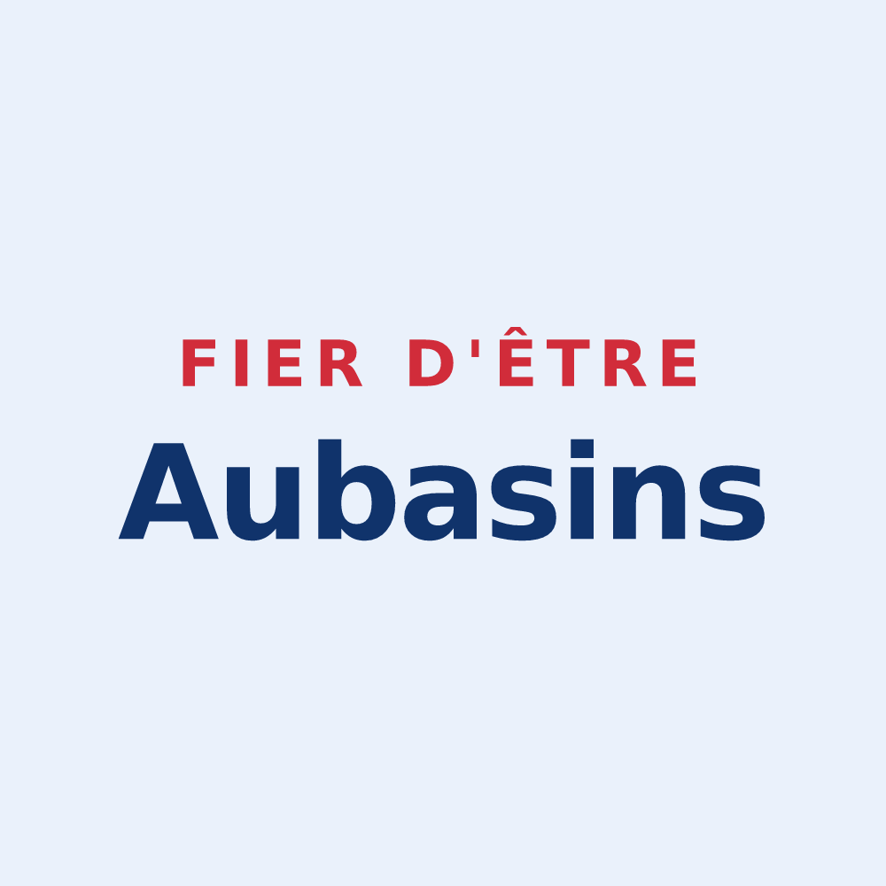 Sticker « Fier d'être Aubasins » — design pour Aubas