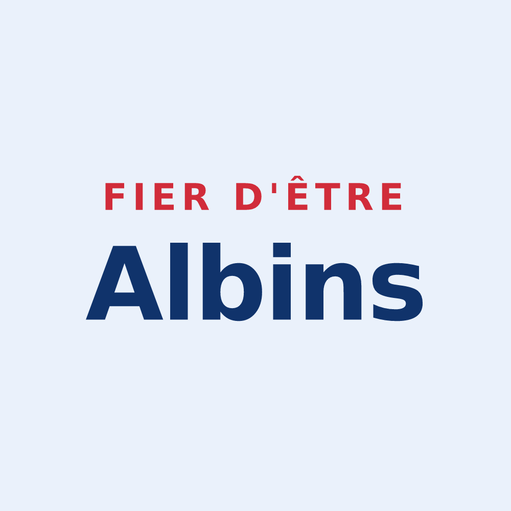 Sticker « Fier d'être Albins » — design pour Aube