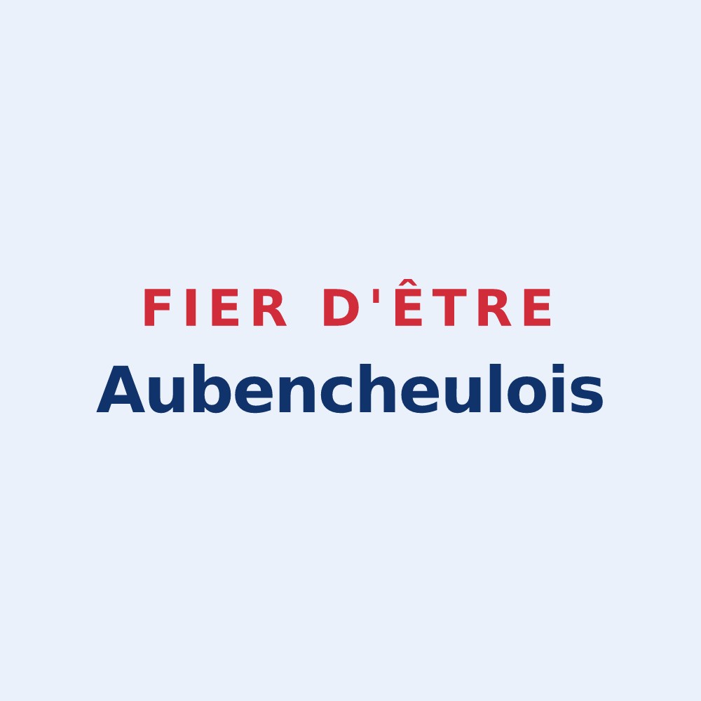 Sticker « Fier d'être Aubencheulois » — design pour Aubencheul-au-Bac