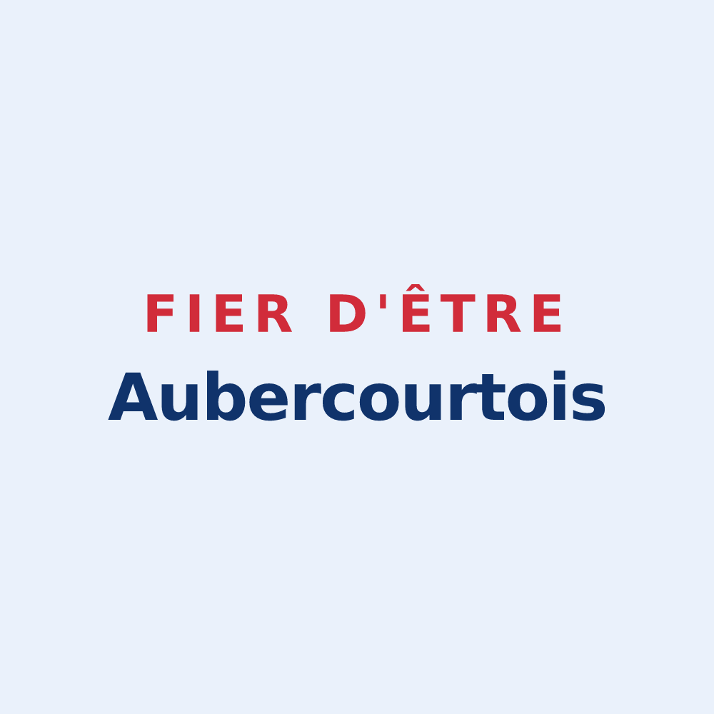 Sticker « Fier d'être Aubercourtois » — design pour Aubercourt