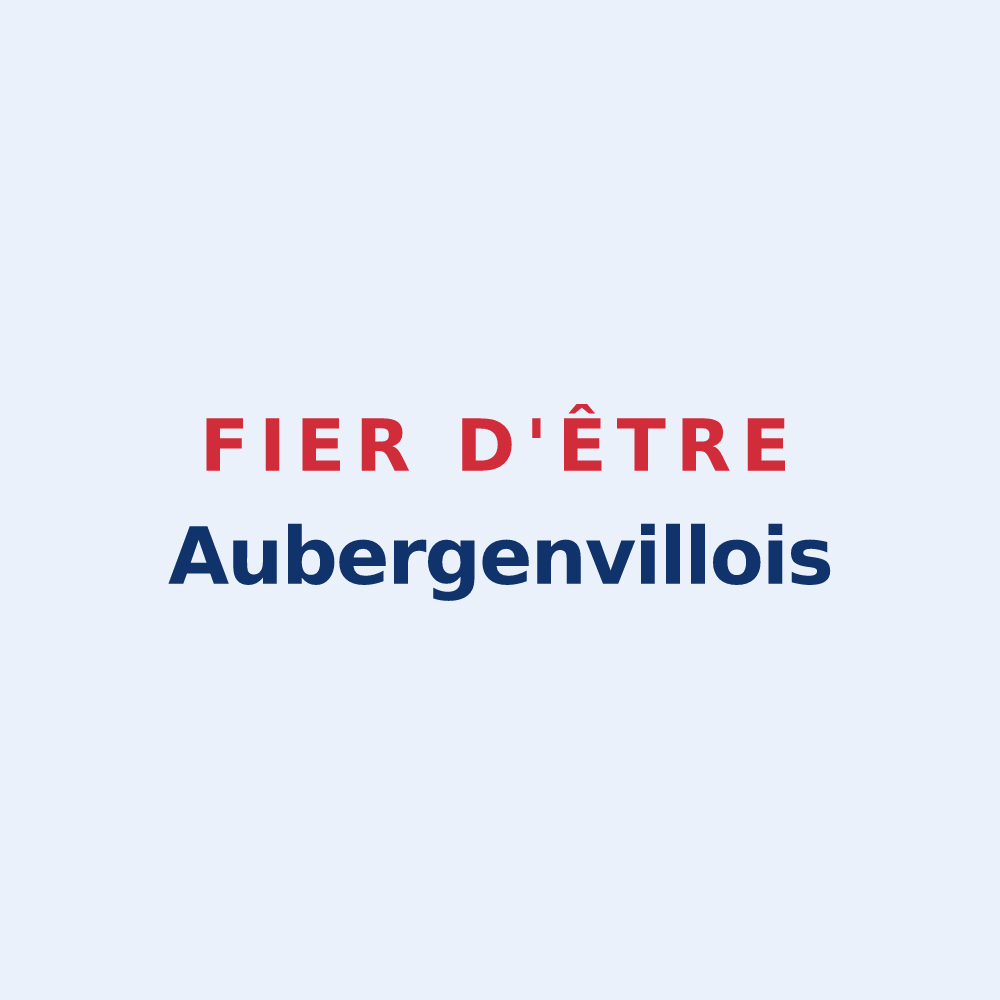 Sticker « Fier d'être Aubergenvillois » — design pour Aubergenville
