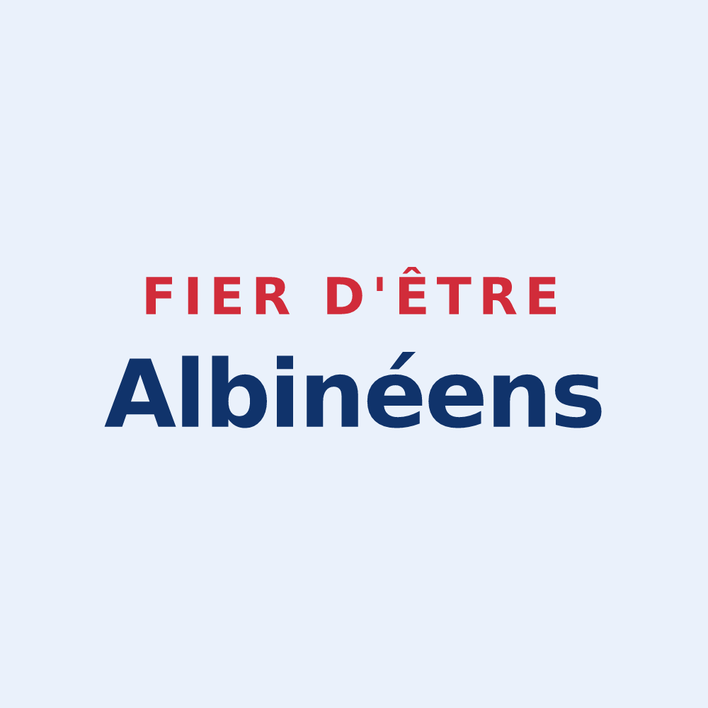 Sticker « Fier d'être Albinéens » — design pour Aubigny