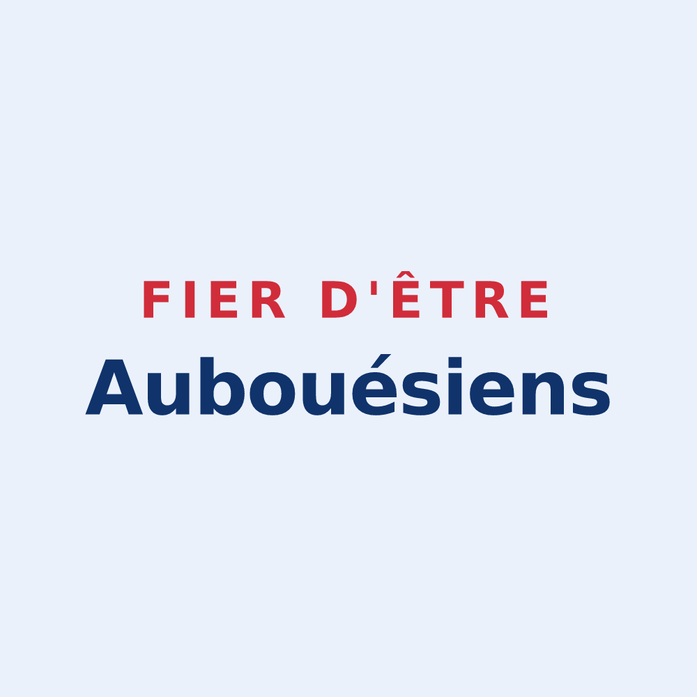Sticker « Fier d'être Aubouésiens » — design pour Auboué