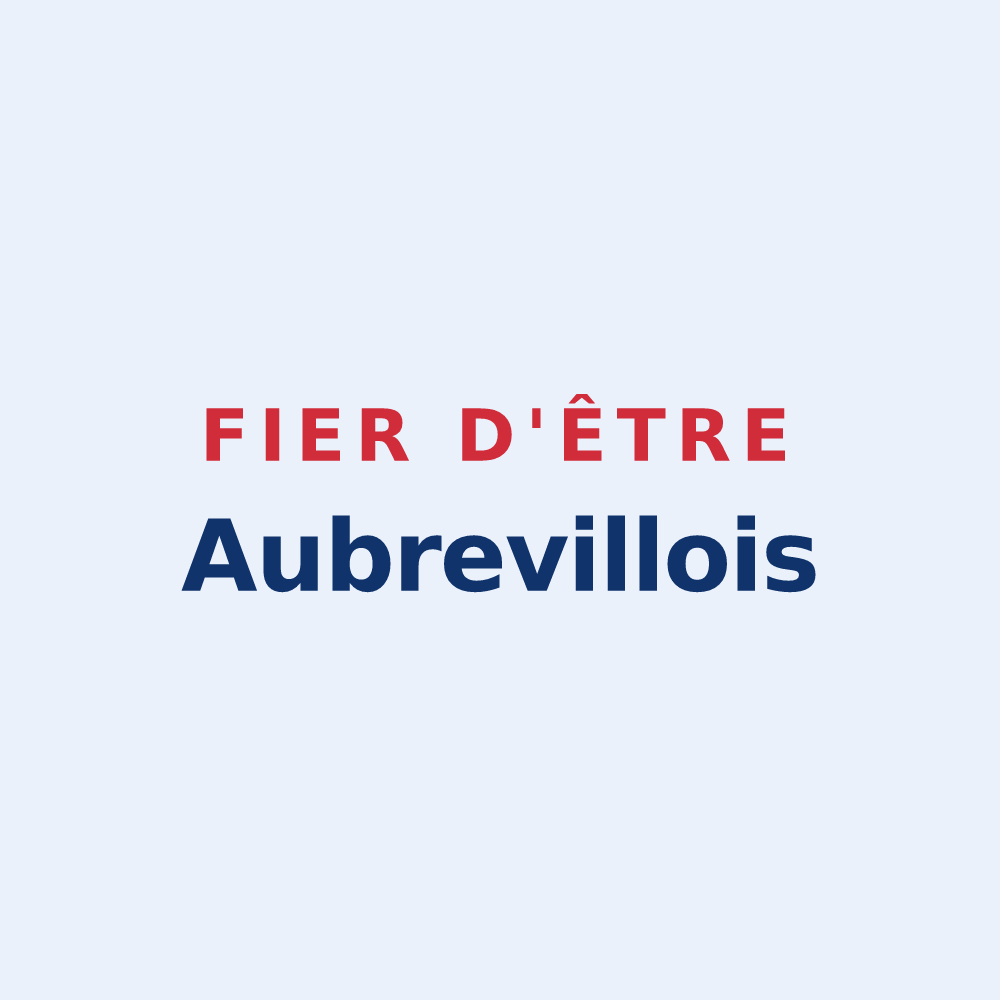 Sticker « Fier d'être Aubrevillois » — design pour Aubréville
