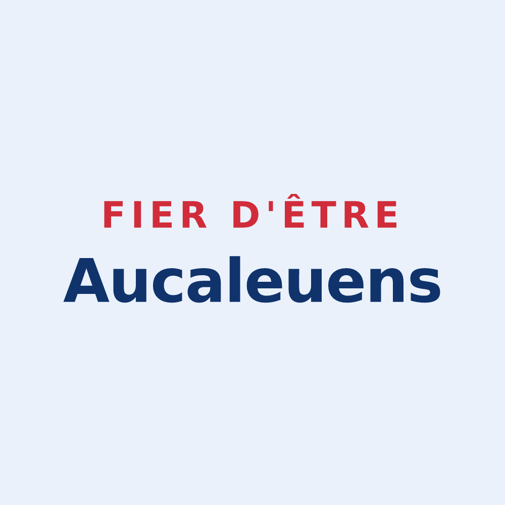 Sticker « Fier d'être Aucaleuens » — design pour Aucaleuc