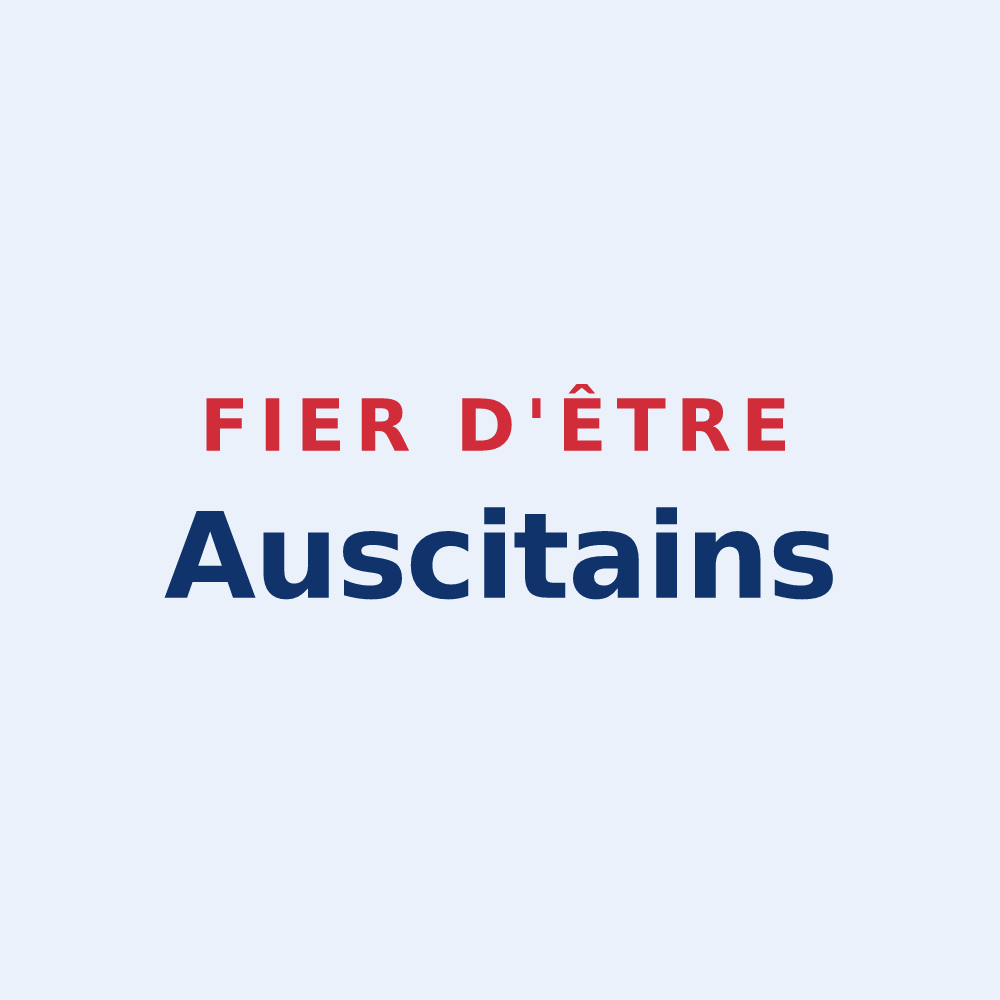 Sticker « Fier d'être Auscitains » — design pour Auch