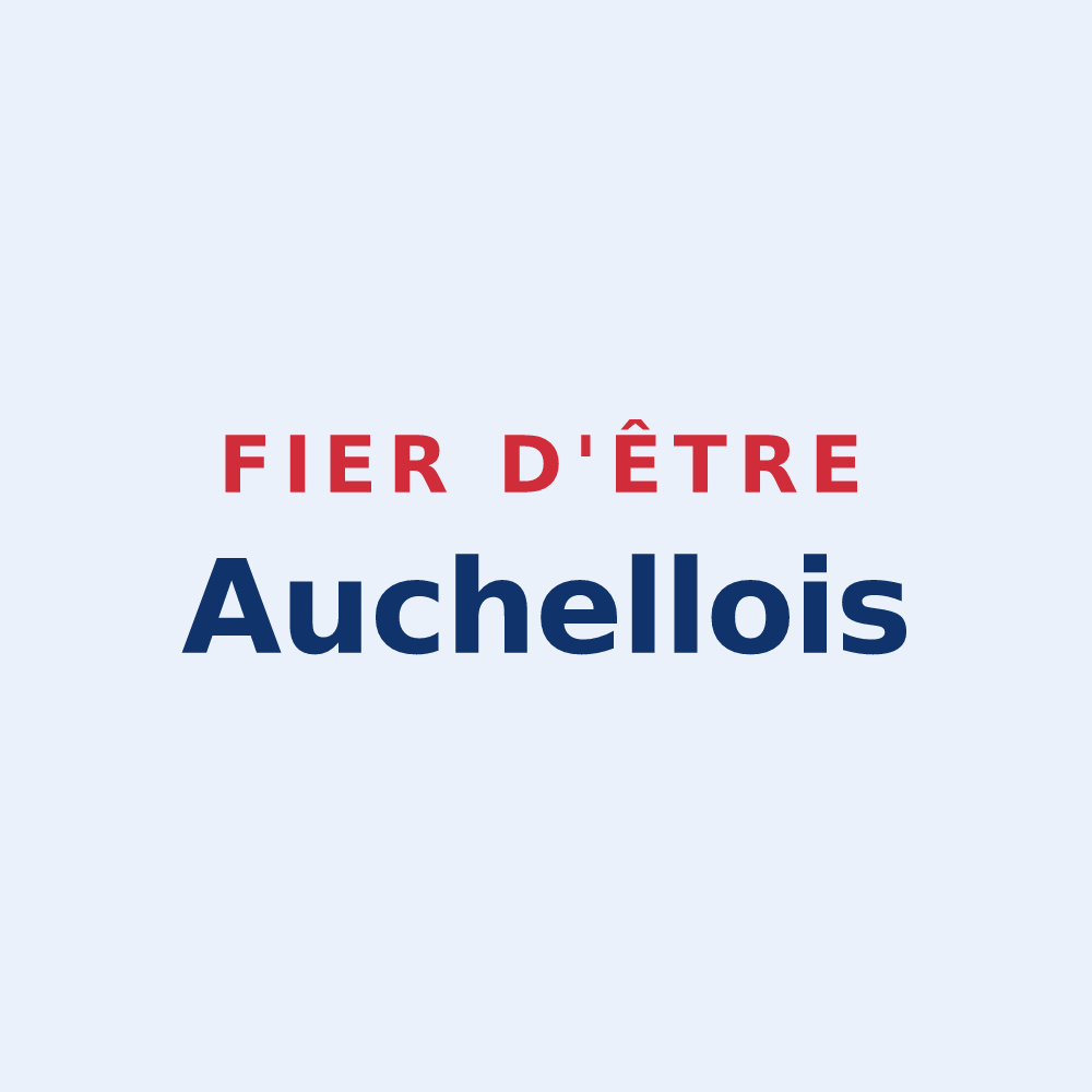 Sticker « Fier d'être Auchellois » — design pour Auchel
