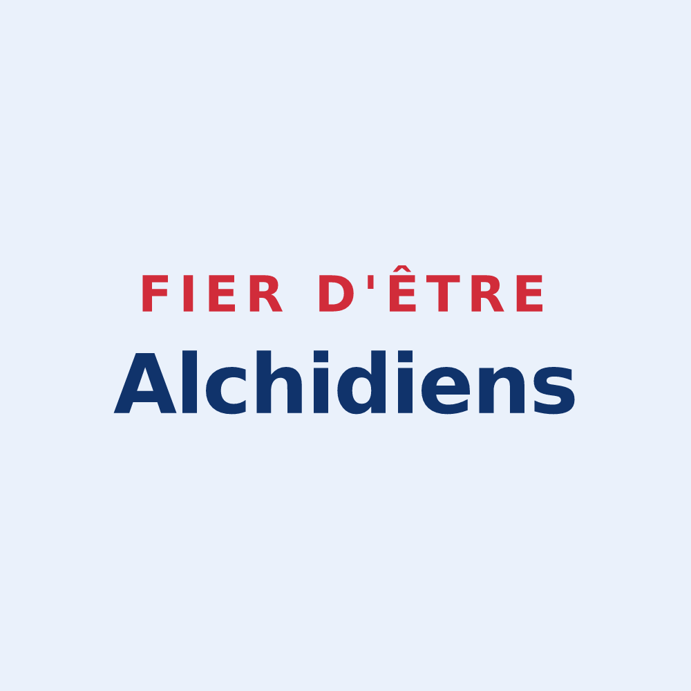 Sticker « Fier d'être Alchidiens » — design pour Auchy-la-Montagne