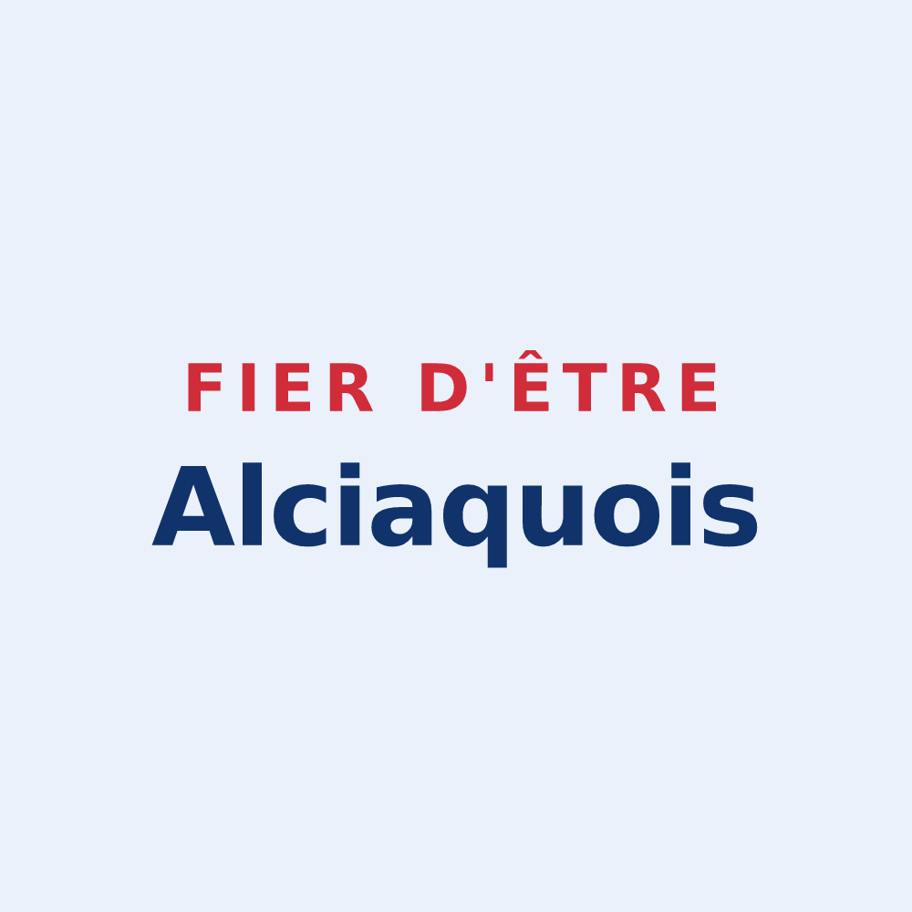 Sticker « Fier d'être Alciaquois » — design pour Auchy-les-Mines