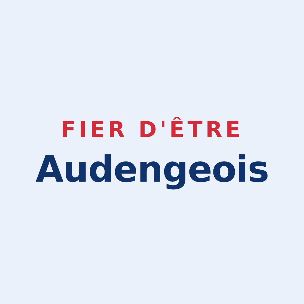 Sticker « Fier d'être Audengeois » — design pour Audenge