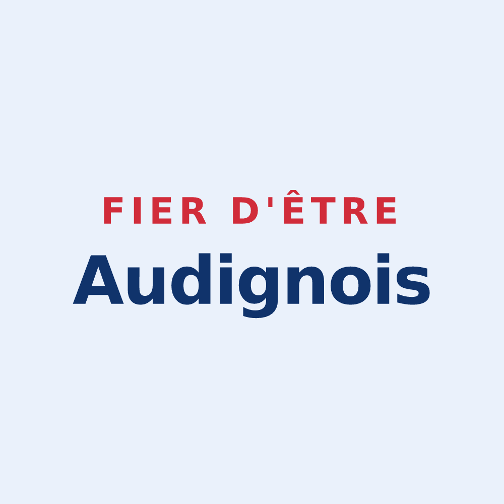 Sticker « Fier d'être Audignois » — design pour Audigny