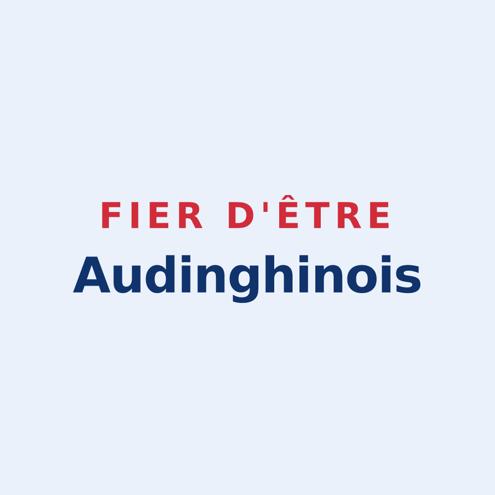 Sticker « Fier d'être Audinghinois » — design pour Audinghen