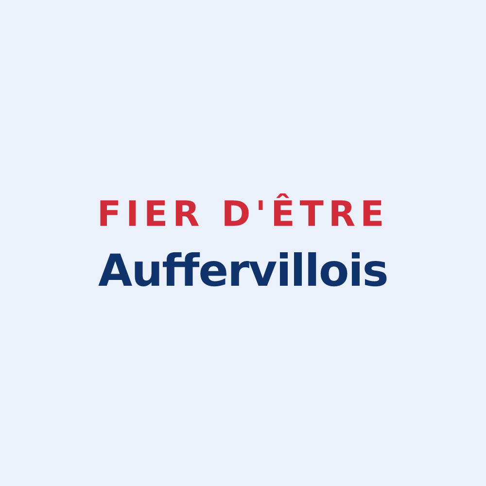 Sticker « Fier d'être Auffervillois » — design pour Aufferville