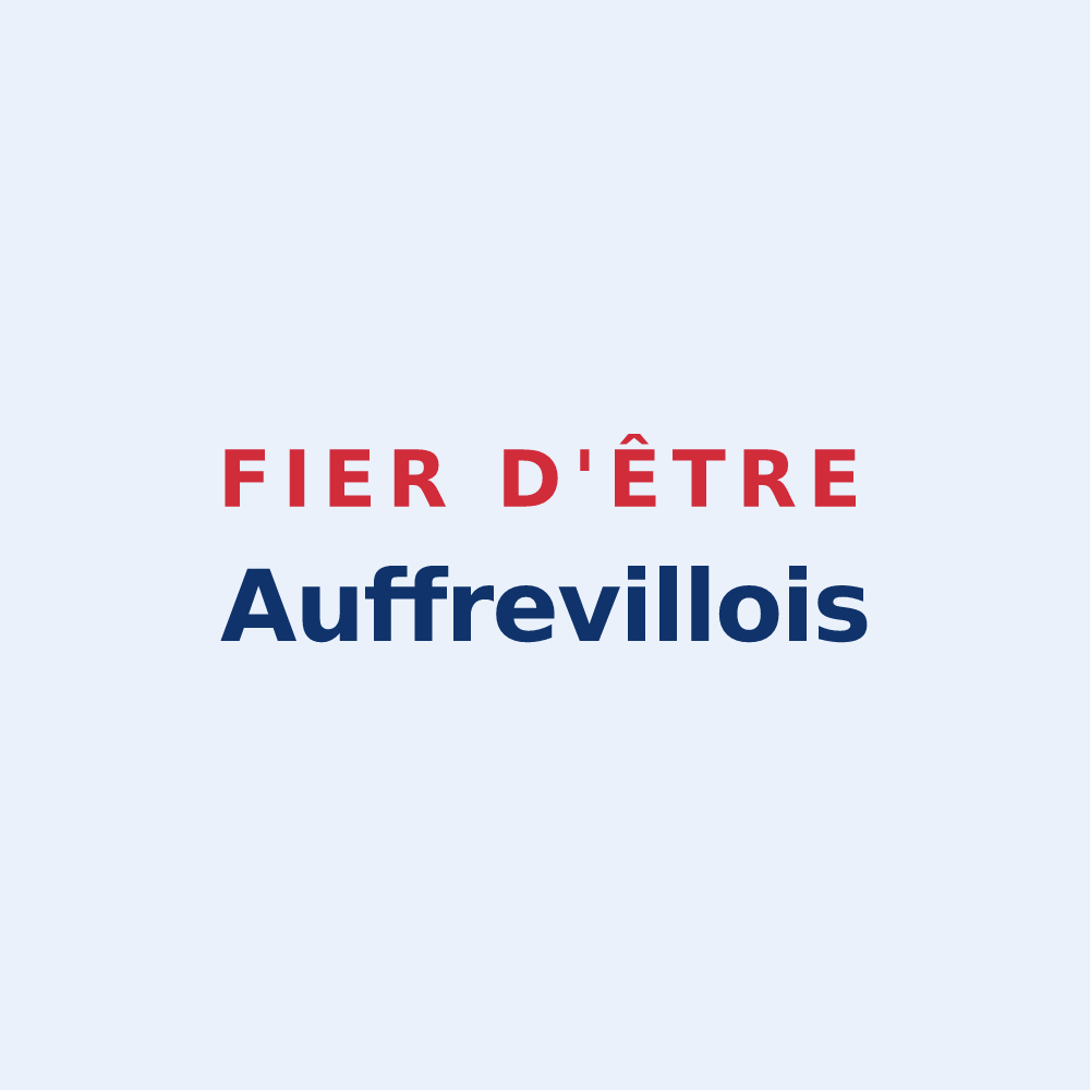 Sticker « Fier d'être Auffrevillois » — design pour Auffreville-Brasseuil