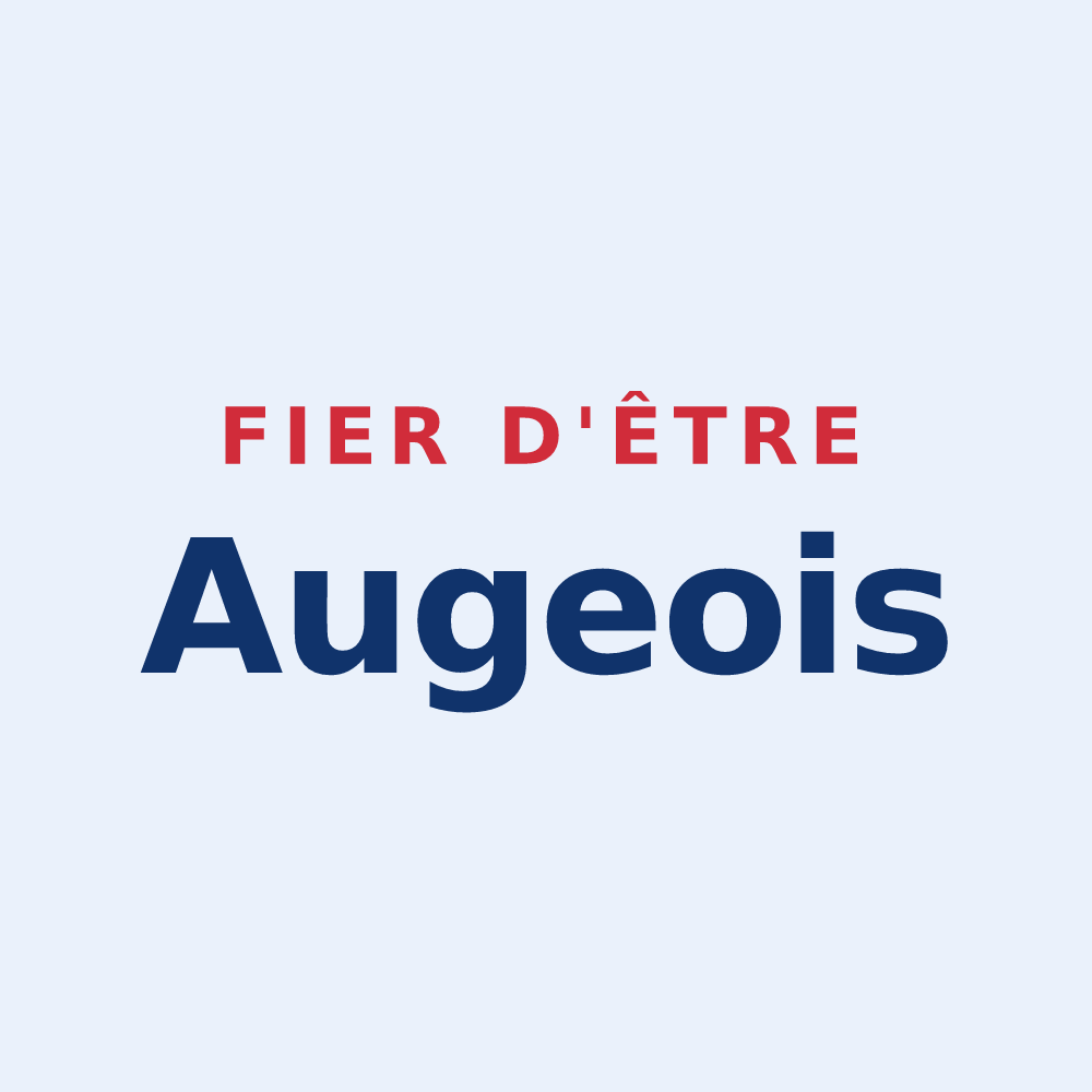 Sticker « Fier d'être Augeois » — design pour Auge
