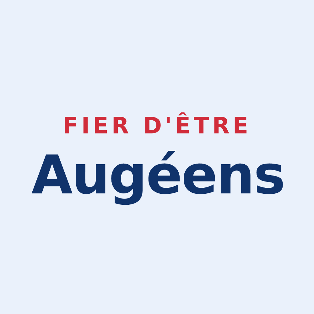 Sticker « Fier d'être Augéens » — design pour Augé