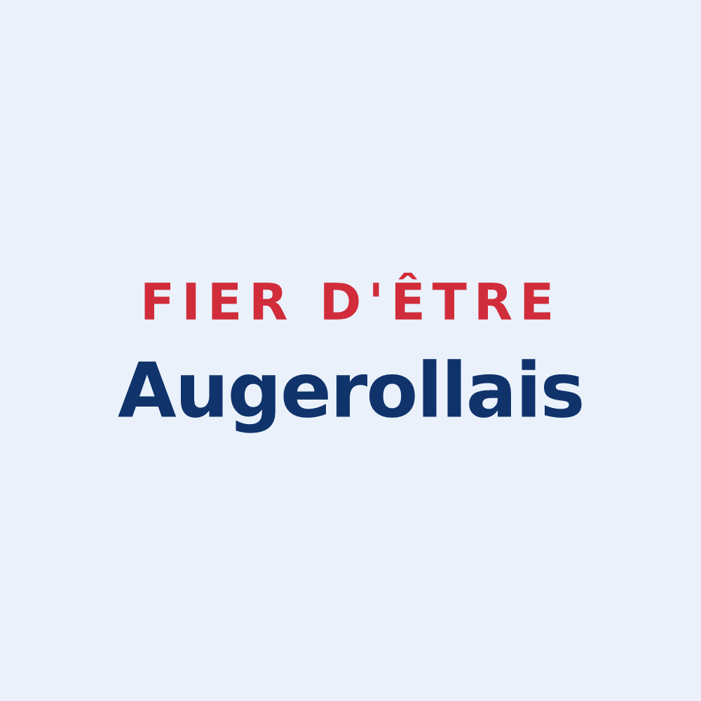 Sticker « Fier d'être Augerollais » — design pour Augerolles