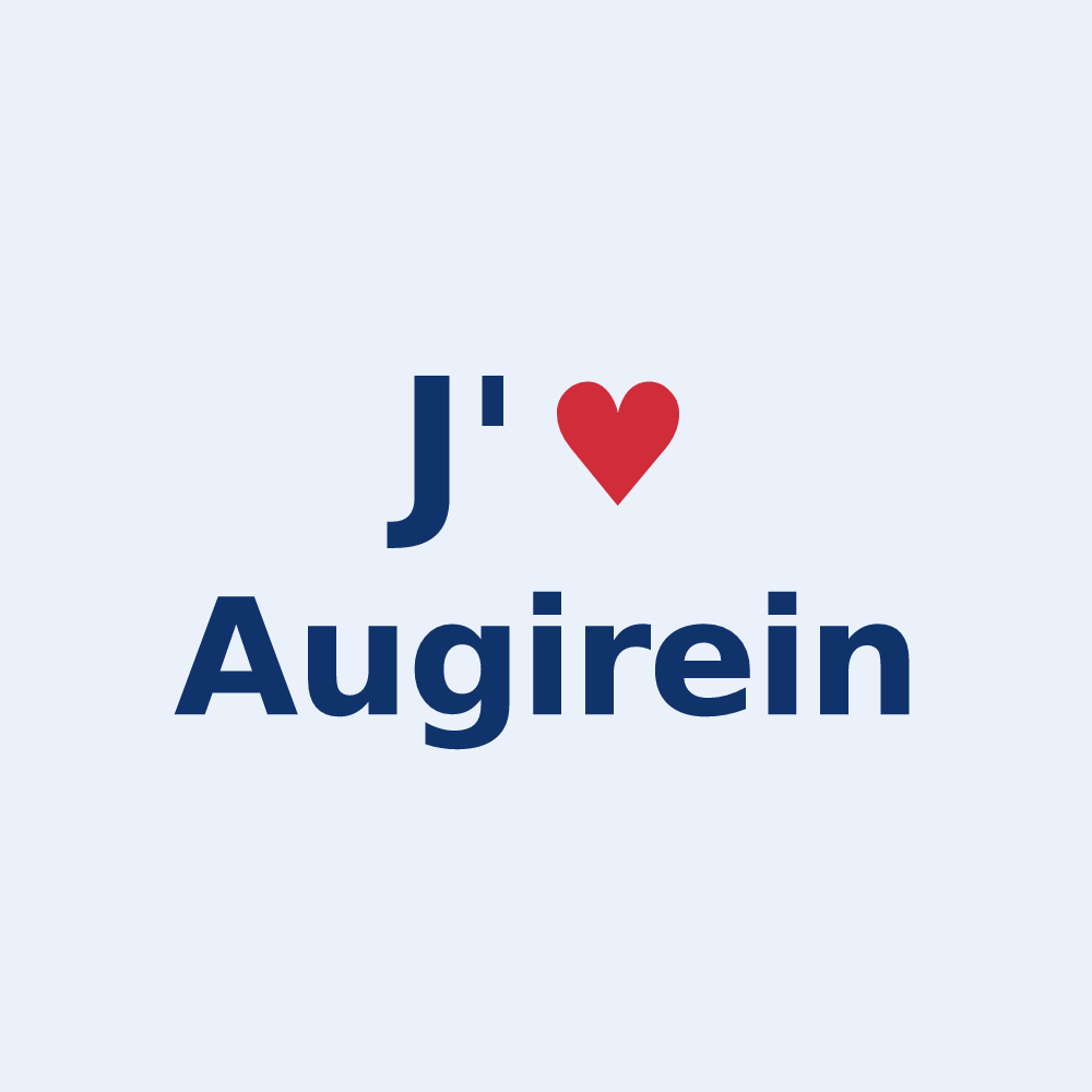 Sticker personnalisé Augirein — design J'aime Augirein