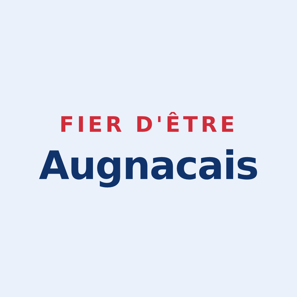 Sticker « Fier d'être Augnacais » — design pour Augnax