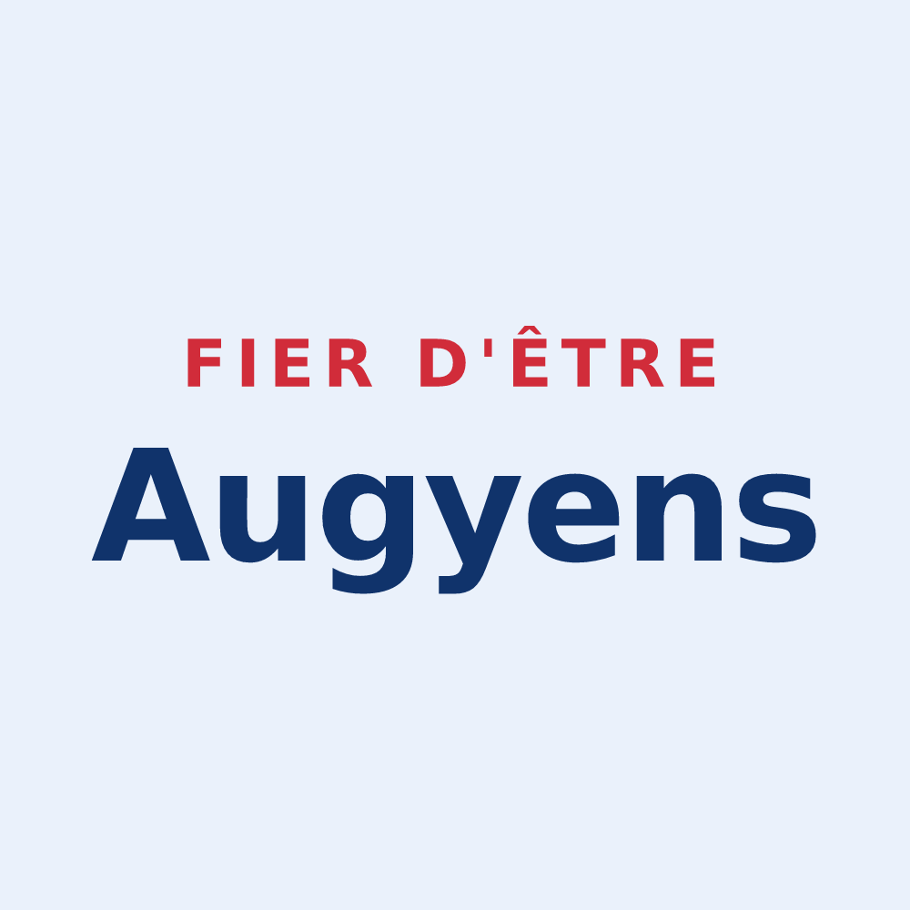 Sticker « Fier d'être Augyens » — design pour Augy