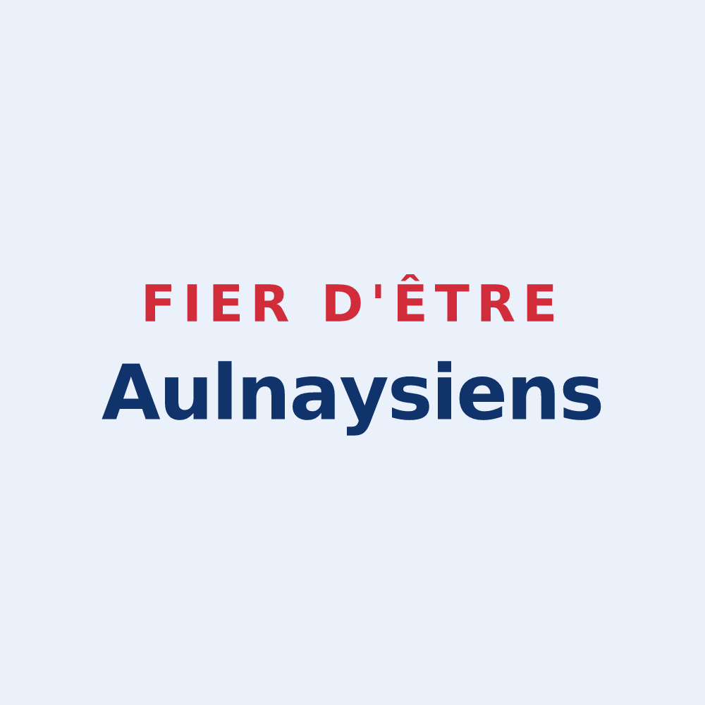 Sticker « Fier d'être Aulnaysiens » — design pour Aulnay-sur-Marne