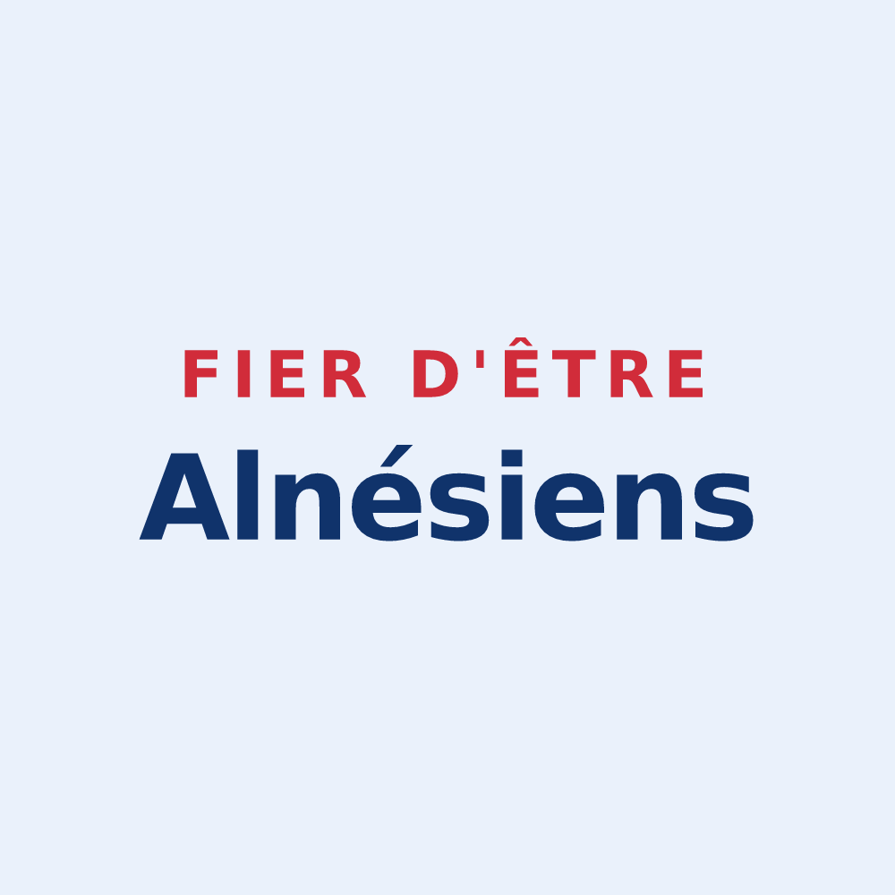 Sticker « Fier d'être Alnésiens » — design pour Aulnoy