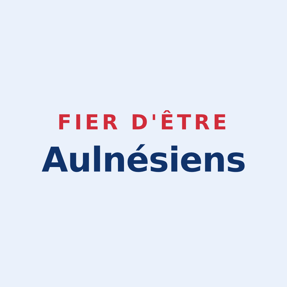 Sticker « Fier d'être Aulnésiens » — design pour Aulnoye-Aymeries