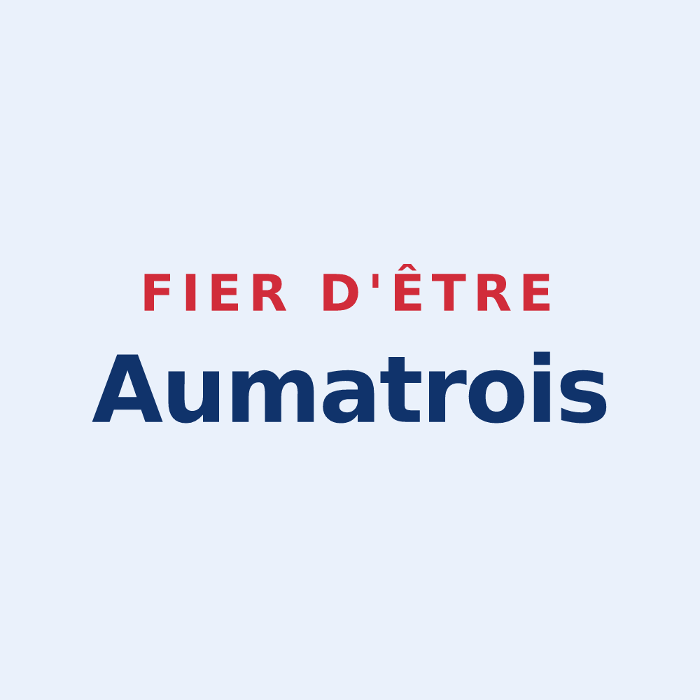 Sticker « Fier d'être Aumatrois » — design pour Aumâtre