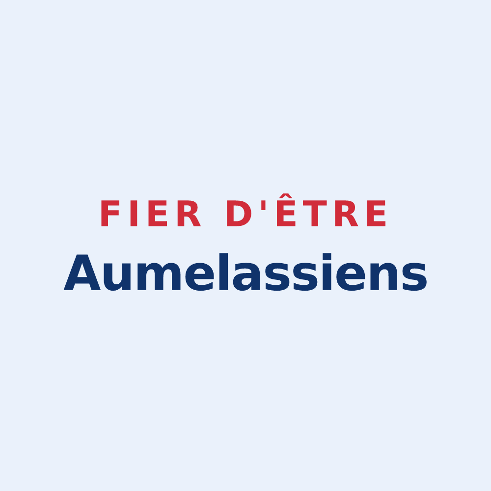 Sticker « Fier d'être Aumelassiens » — design pour Aumelas