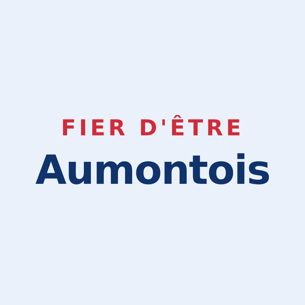 Sticker « Fier d'être Aumontois » — design pour Aumont-en-Halatte