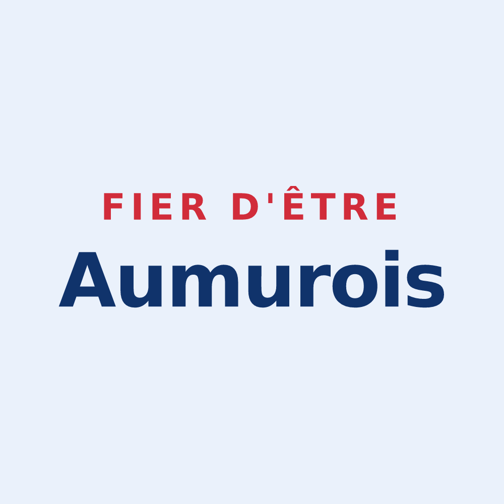 Sticker « Fier d'être Aumurois » — design pour Aumur