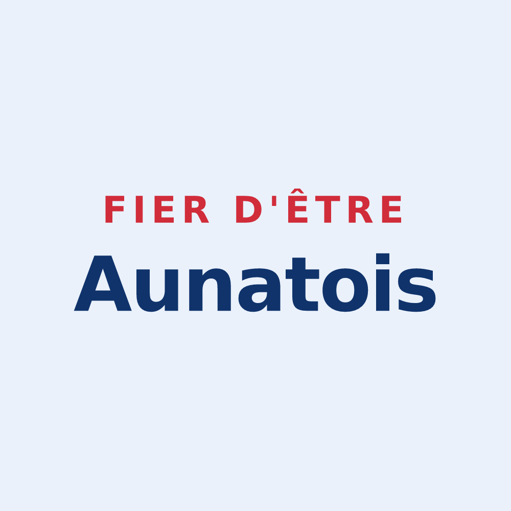 Sticker « Fier d'être Aunatois » — design pour Aunat