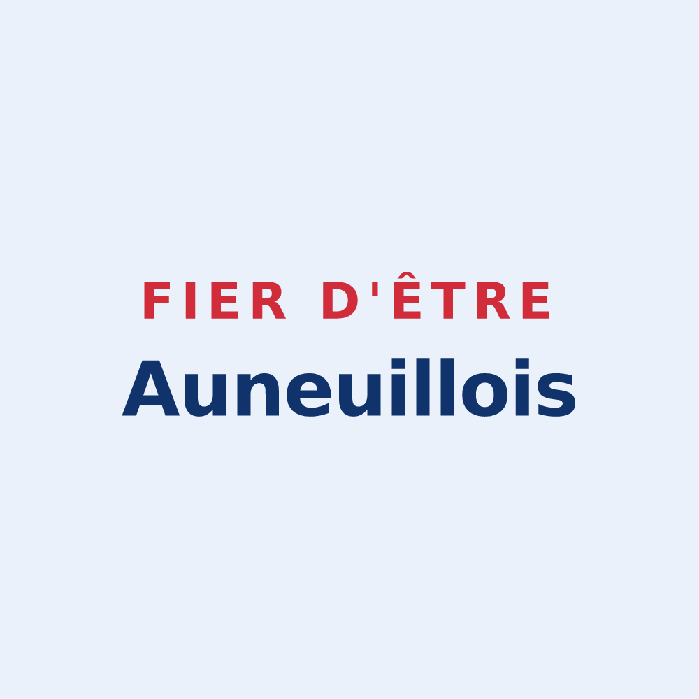 Sticker « Fier d'être Auneuillois » — design pour Auneuil