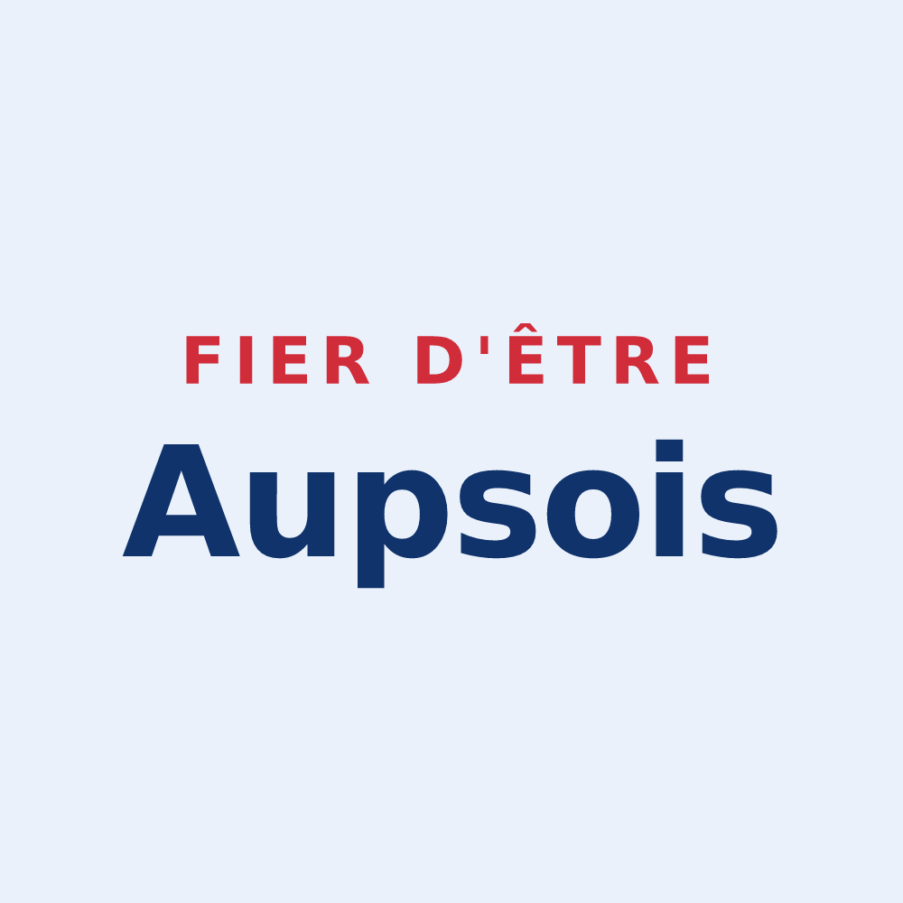 Sticker « Fier d'être Aupsois » — design pour Aups