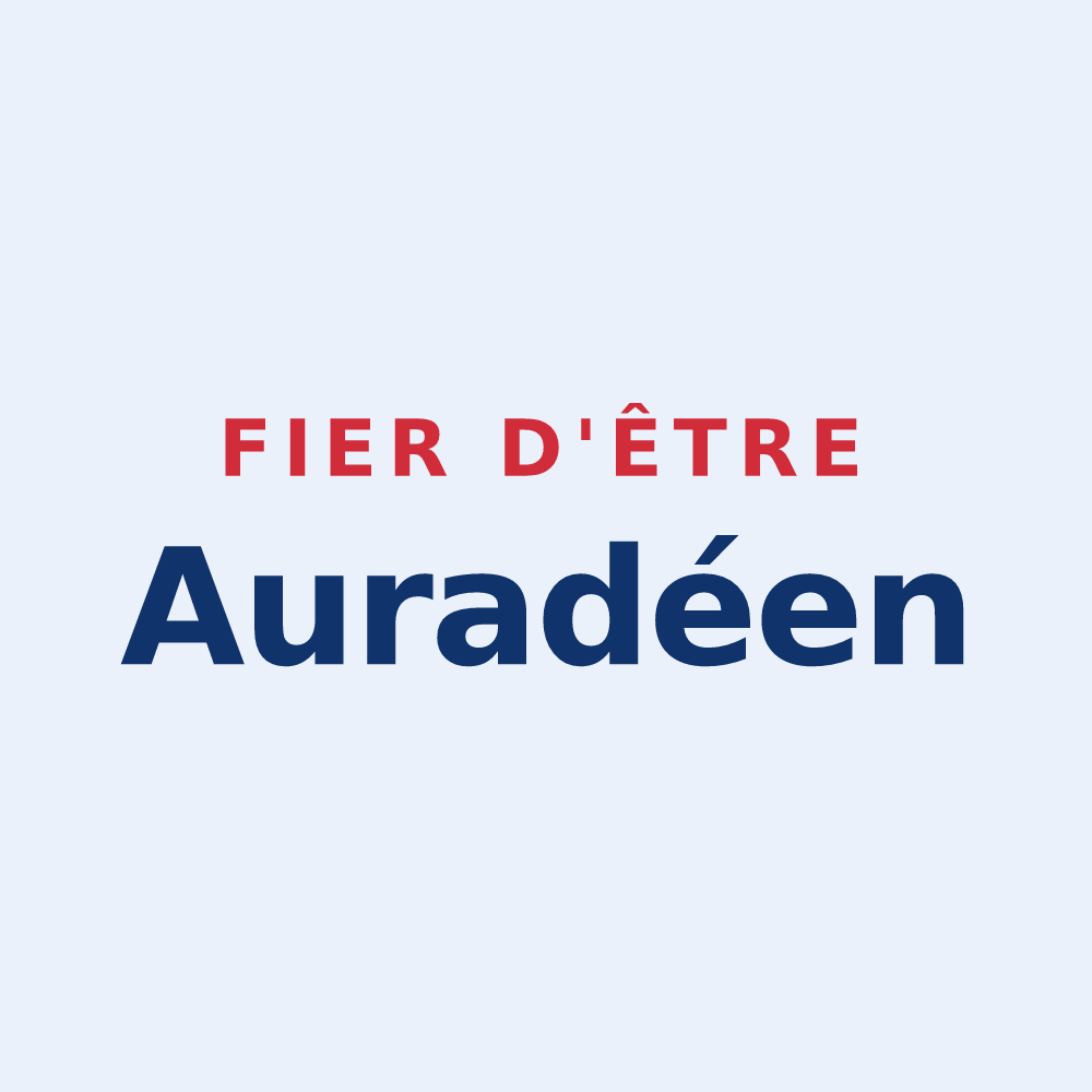 Sticker « Fier d'être Auradéen » — design pour Auradé