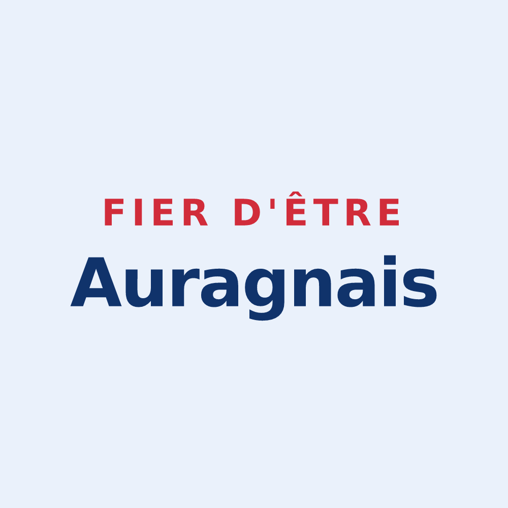 Sticker « Fier d'être Auragnais » — design pour Auragne