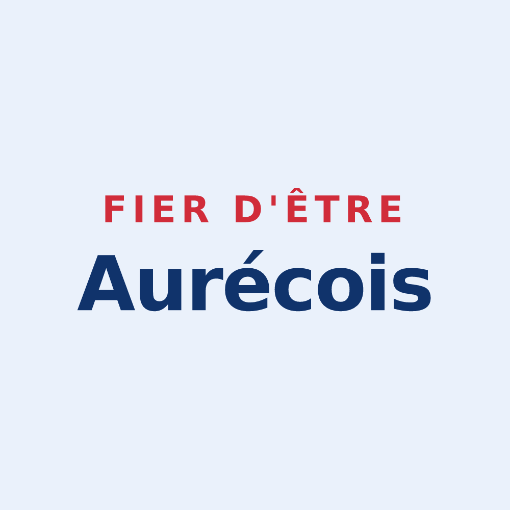 Sticker « Fier d'être Aurécois » — design pour Aurec-sur-Loire