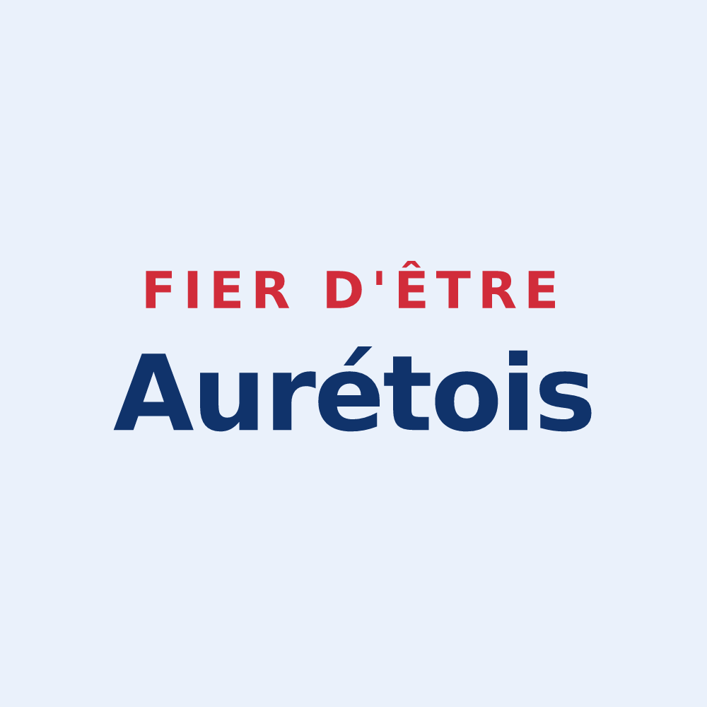 Sticker « Fier d'être Aurétois » — design pour Aureil