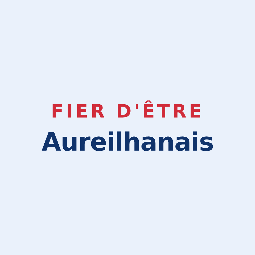 Sticker « Fier d'être Aureilhanais » — design pour Aureilhan