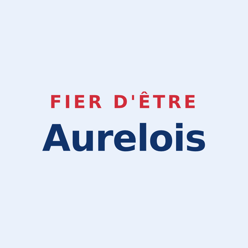 Sticker « Fier d'être Aurelois » — design pour Aurel