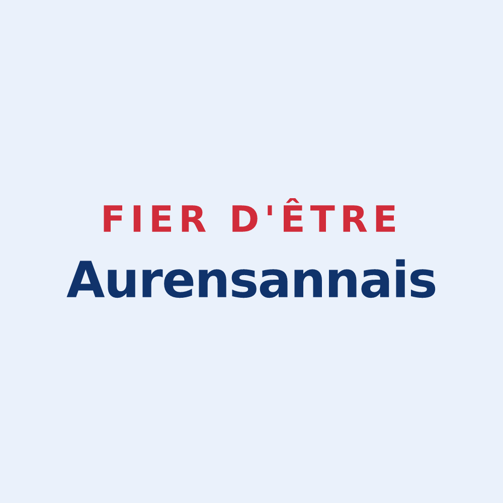 Sticker « Fier d'être Aurensannais » — design pour Aurensan