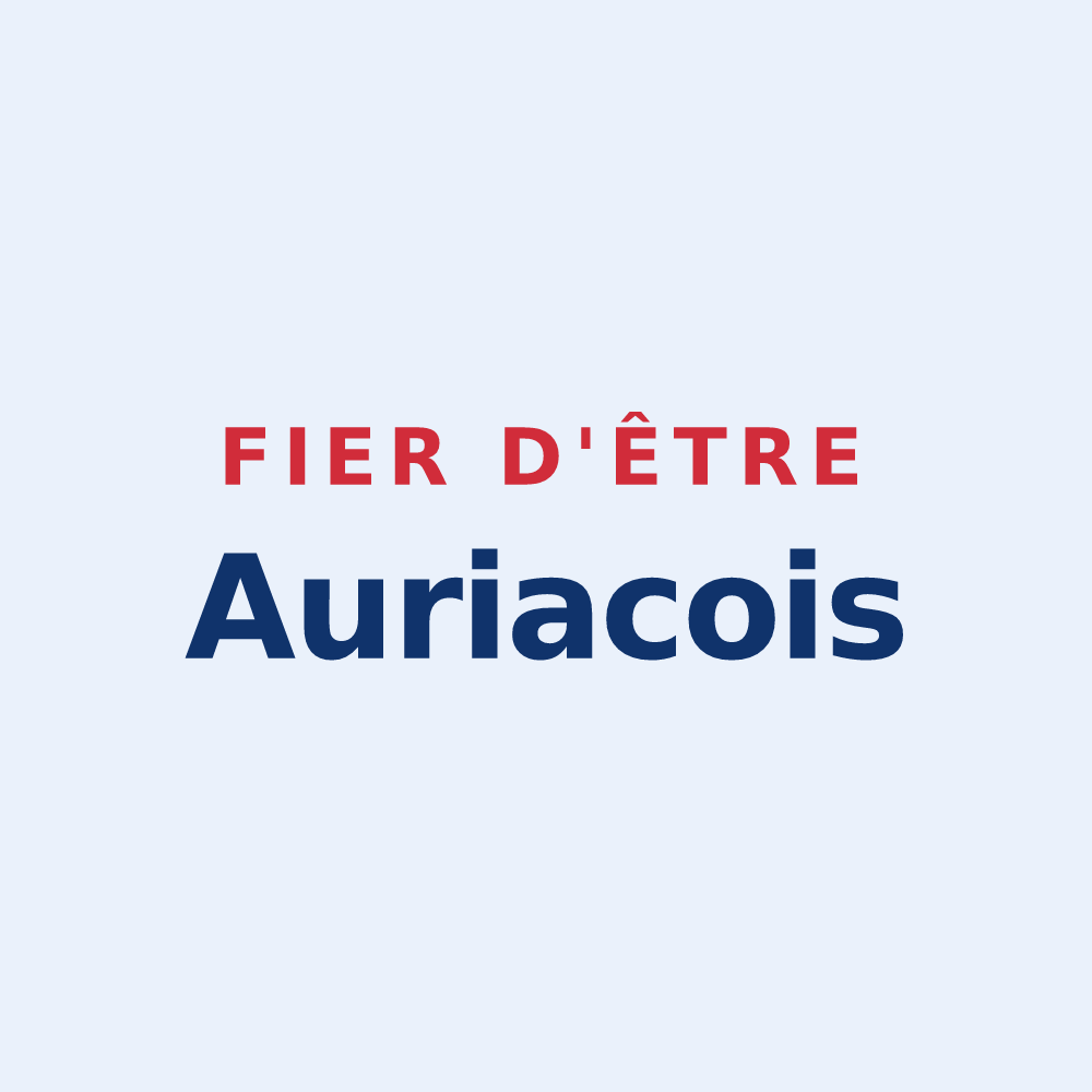 Sticker « Fier d'être Auriacois » — design pour Auriac
