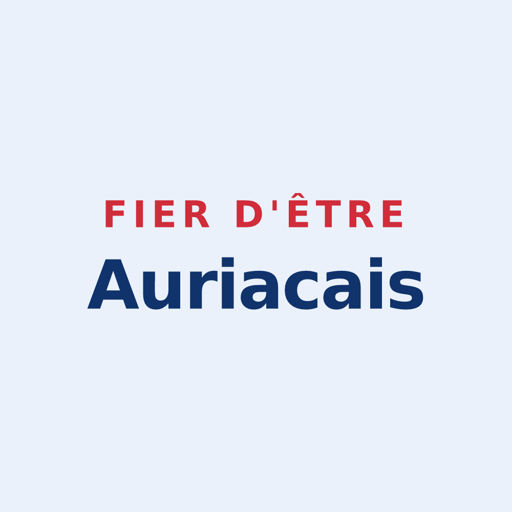 Sticker « Fier d'être Auriacais » — design pour Auriac-sur-Dropt