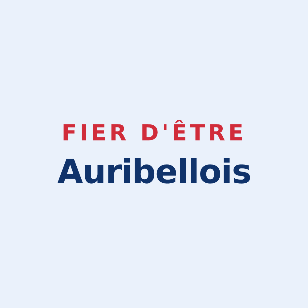 Sticker « Fier d'être Auribellois » — design pour Auribeau-sur-Siagne