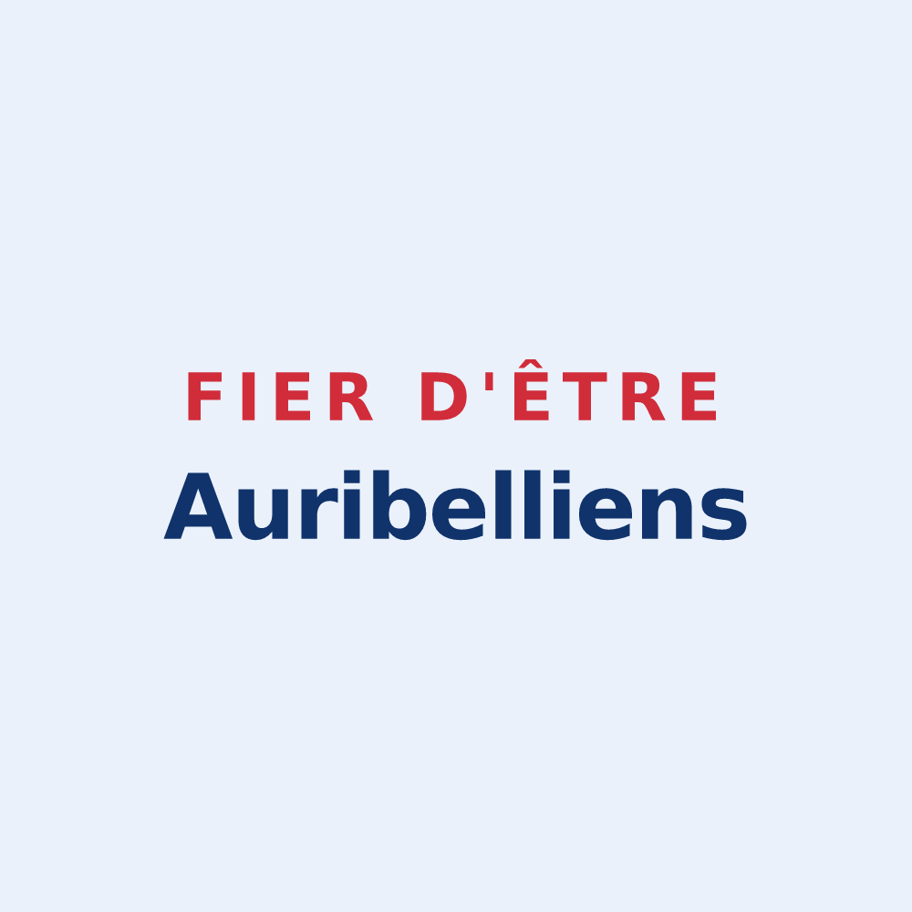 Sticker « Fier d'être Auribelliens » — design pour Auribeau