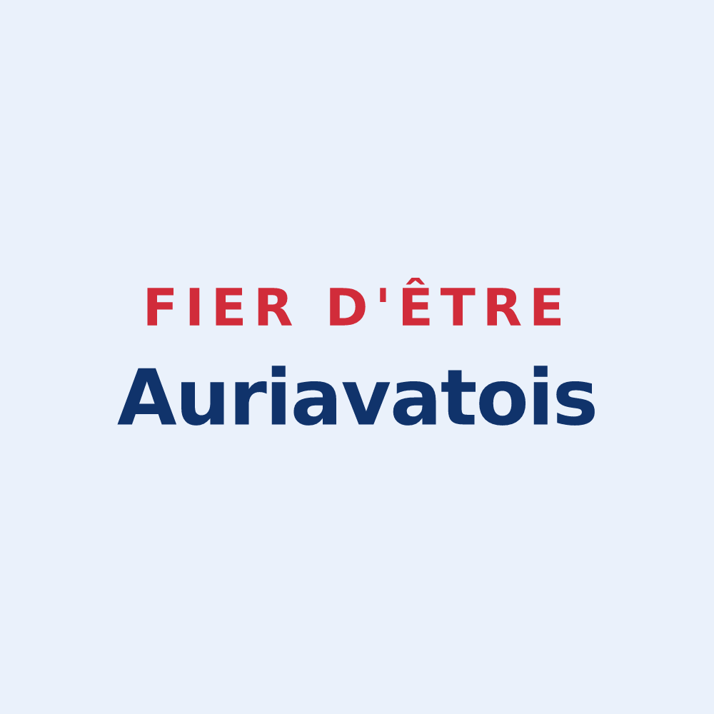 Sticker « Fier d'être Auriavatois » — design pour Auriébat