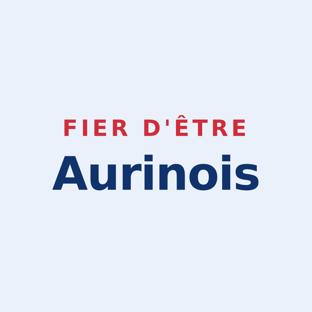 Sticker « Fier d'être Aurinois » — design pour Aurin